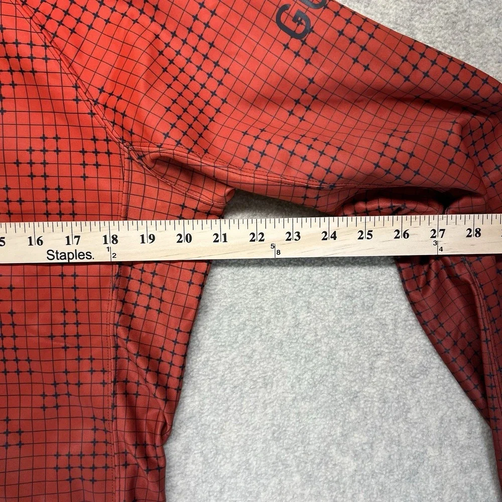 Gore Wear Cycling Jacket Mens Medium Red‎ Black Full Zip Thermal Bike Jersey